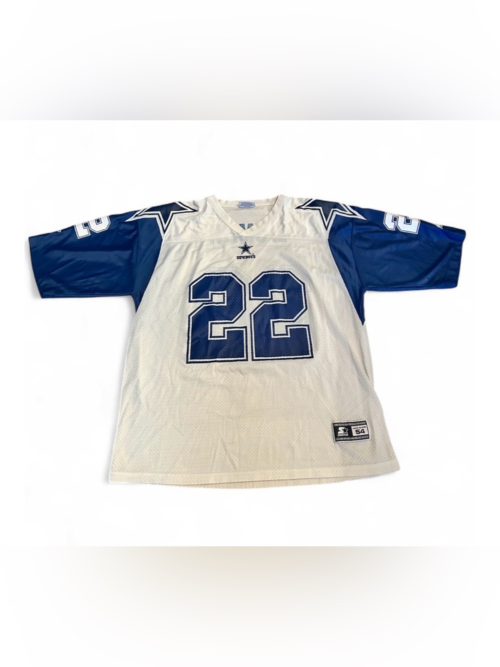 90s Vintage Starter Dallas Cowboys Emmitt Smith #22 Authentic Jersey